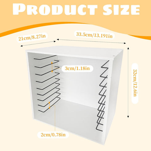 Racks:10-Tier Wooden Puzzle Puzzle Storage for Wooden Puzzles, Craft Collection Display Case, Board Game and Family