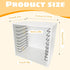 Racks:10-Tier Wooden Puzzle Puzzle Storage for Wooden Puzzles, Craft Collection Display Case, Board Game and Family
