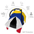 CQMZJHU Colombian Flag Baby Car Seat, Rain Shelter, Multifunctional Nursing Cover for Newborns, Mother Care