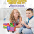 Desire Deluxe Magnetic Tiles Building Blocks Toy - STEM Educational Magnet Set for Kids, 57PC