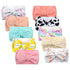 KIDOCHEESE Oversized Baby Hair Accessories: Large Bows, Elastic Hairbands, Nylon Headbands for Newborns, Infants, Kids