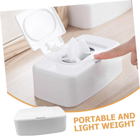 LIFKOME Refillable Baby Wipe Holder - Travel Size Dispenser