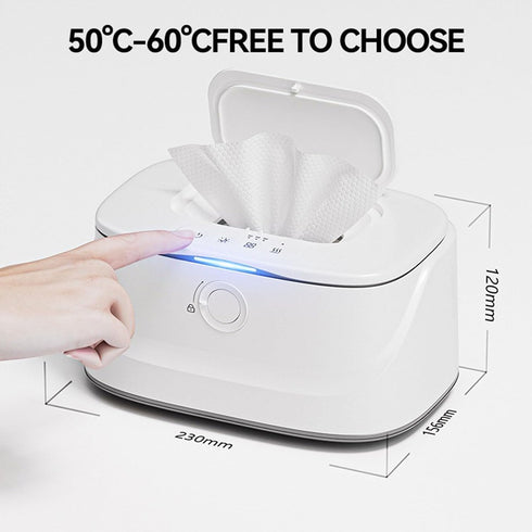 Display,3 Wipes Warmer with an Integrated Nightlight,Innovative Spring Design,Large Capacity Wipes Dispenser,Fast