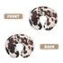 Suhoaziia Brown Cow Print Breast Feeding Pillow Covers for Newborn Soft Comfortable Nursing Pillowcase with Hidden