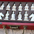 Vintage Chinese Terracotta Warrior Chess Set - 32 Wood Table Chess Games Gift