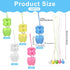 Sliverdew 10 Pcs Tooth Saver Necklaces Lost Teeth Storage Box Tooth Necklace for Lost Teeth Organizer Baby Milk Teeth