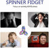 Metal Rainbow Fidget Spinner Toys, High Speed Bearing Stress Reducer for Adults and Children, Office Desk Gadget