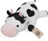 FLORVIV Weighted Cow Stuffed Animals Weighted Plush Toy 24" 4.2lb Cute Cow