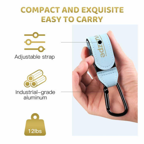 fvuxzpe 2 Pack Stroller Hooks for Hanging Diaper Bags and Shopping Bags, Accessories for Stroller and Shopping Cart