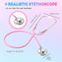 2 Pack 3 4 5, Set Playset Phobby Kids Stethoscope Toy, Real Working Stethoscope Toy for Toddler Doctor Play for Role