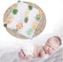 Muslin Swaddle Square Blankets, Baby Receiving Blanket Wrap, Swaddle Towel for Girl Shower Gift - Big Pineapple