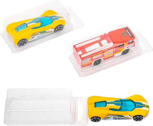 Clamshell Case for Loose Hot Wheels and Matchbox Cars - 25 Pack