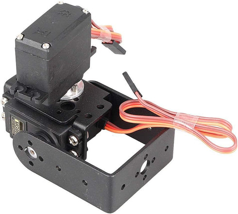 Mallofusa 2 DOF Pan and Tilt Sensor Mount with Mg995 Servos for Arduino Robot Set Car Plane DIY
