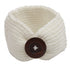 QandSweet Baby Girl Knitting Turban Head Wrap Headbands with Button Hairbands