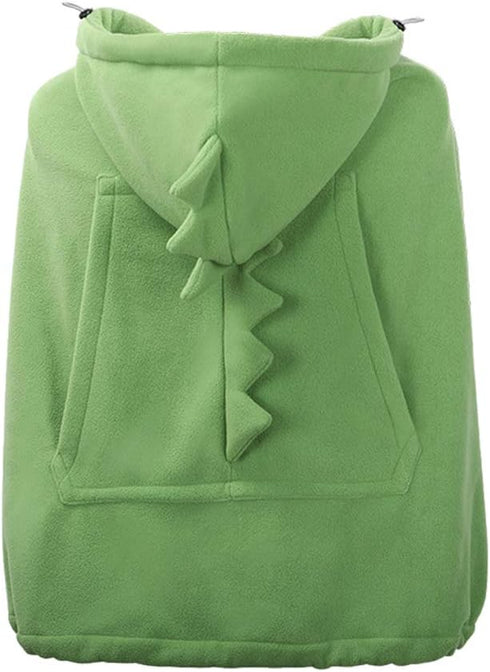 Generic Baby Carrier Cover Hooded Stretchy Cloak Multifunctional Baby Cute Cartoon Cloak Windproof