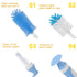 Chemimoso Set Multifunctional Cleaning Brush, Baby Bottle Brush, Water Bottle Brush Cleaner, Cup Brush, Rotate The