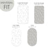 Set 2 Pack, GRSSDER Stretchy Ultra Soft Fitted Bassinet Sheet Universal Fit for Bassinets Baby Cradle Moses Basket Oval