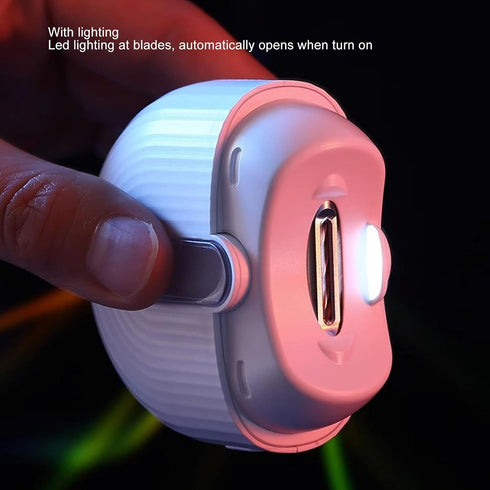 Trimmer, 2 1 Trimmer Rechargeable, Quiet, Automatic Nail Kids Adult Seniors, Debris Storage Box, Ergonomic and, Clip