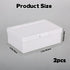 FMOACEN 2 Pack Wipes Dispenser Compatible with Cottonelle Flushable, Refillable Wipe Holder with Sealing Lid, Keeps