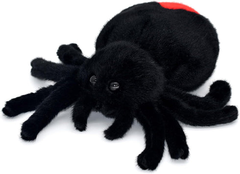 Soft Spider Dolls Plush Pranks, Cute Stuffed Animals, Gifts for Kids, Halloween, Christmas, Home Decor (Black)