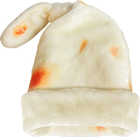 DDWT 34 Inch Baby Swaddle Blanket - Soft Flannel Newborn Burrito Wrap with Hat, Cute Tortilla Design, Safe
