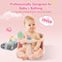 6 Baby Bath Seat for Babies Months & Up, Non-Slip Bath Seats for Babies Sitting up,Bath tub Seat with Suction Cups,Safe