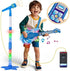 MOEAWS Kids Guitar and Microphone Set, Toy Guitar with Adjustable Volume and Strap,