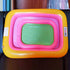 Topwon Inflatable Sand Tray - Portable Sand Box with Sand Molds - Random Color, 27.5x27.5