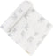 PEHR Muslin Cotton Swaddle, Follow me Elephant | Organic Baby Blanket |