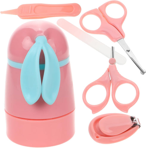 Newborn Nail Care Kit - Safe Clippers and Scissors for Gentle Grooming