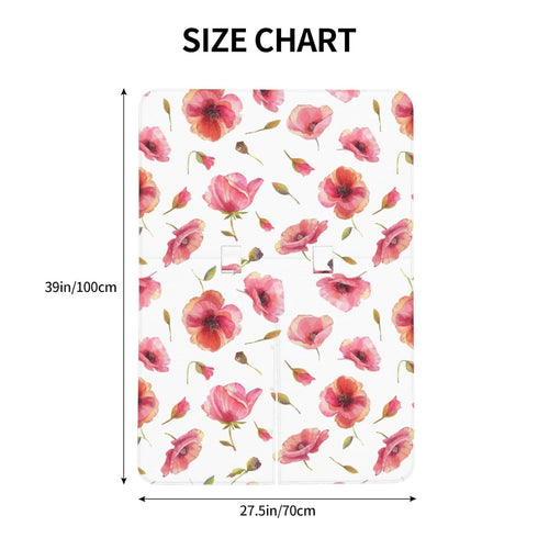 Zhbvncp Flowers of Poppy Baby Car Seat Cover & Breastfeeding Nursing Cover - Breathable Stretch Fabric Multi-Use