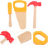 1 Set of Wooden Simulation Hammer Toy, Educational Tool Toys for School Play Games & Birthday Party Decoration Supplies