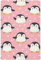 Caikeny Fitted Crib Sheet for Boys Girls Cute Pink Penguins Baby Crib Sheets