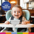 Twistabowl 3-Pack Spill-Proof Baby Bowl with Secure Clip, Lid for Travel, BPA-Free, Dishwasher & Microwave Safe