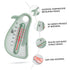 Cartoon Penguin Shaped Water Thermometer for Boy Girl Lightweight Floating Bath Toy Accurate Room Water Temperature