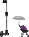 Retractable Umbrella Mount for Stroller, Universal Umbrella Holder for Bike, Baby Stroller, Wheelchair, Fishing Trolley