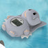 Generic Baby Bath Thermometer, Cute Dinosaur Floating Water Temperature Monitor with Digital LCD Display, Gray