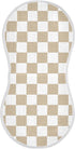 J JOYSAY 22''x11'' 4 sizex4 Checkered Plaid Dark Beige Baby Burp Cloths for Boys Girls Large Cotton Layer Baby Must