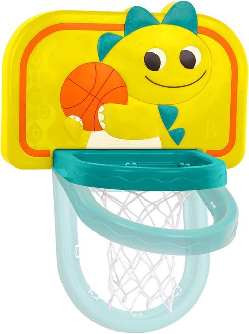 B. toys Hanging Basketball Net, Adjustable Height Mini Ball & Air Pump for Sports Toys & Active Play