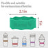 Personalized Water Bottle Name Bands, Custom Silicone Baby Bottle Labels for Daycare Reusable, Laser Engraving Bottle