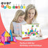 Everplay 41 pc Magnetic Tiles Starter Set - STEM Educational Learning Magnet Toy for Kids Age 3+ - Creative Kit