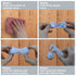 Baby Proof Cabinet Door Locks, 10 Pack Adhesive Child Safety Latches for Drawer Cupboards Fridge Closet
