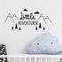 Tribal Mountain Adventure Wall Sticker - Removable Art Decal for Kids Room, Nursery, or Bedroom - Travel Mural QQ198