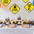 Construction Cupcake Toppers, Dump Truck Tractor Excavator Car Decorations for Kids Birthday Party, 48pcs