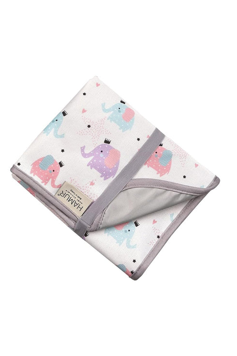 Portable Diaper Changing Pad - Waterproof Foldable Baby Mat - Lightweight Travel Change Pad - Machine Washable - HAMUR
