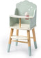 Pithfor Wooden Baby Doll High Chair, Baby Doll Furniture, Fits Up to
