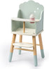 Pithfor Wooden Baby Doll High Chair, Baby Doll Furniture, Fits Up to