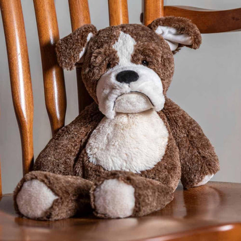 13-Inches, Mary Meyer Stuffed Animal Marshmallow Zoo Plush Soft Toy, Bradley Bulldog