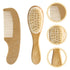 LIFKOME 1 Set Baby Hair Brush and Comb Wool Brush for Newborn Toddler Soft Hair Comb for Infants