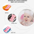 HALLO Soft Infant Bath Sponge, Skid Proof Baby Bath Mat, Newborn Odor Free (Pink)